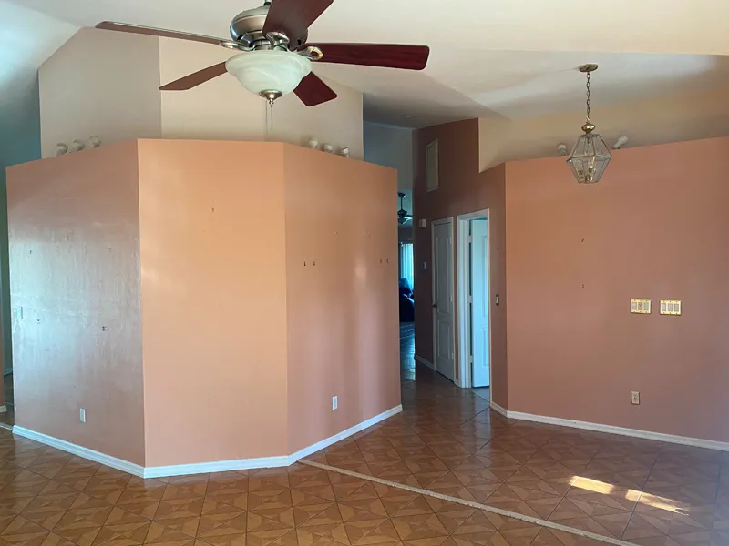 Before House Repaint