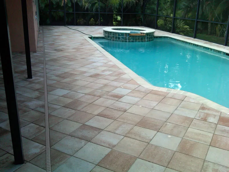 After Lanai Pressure Wash
